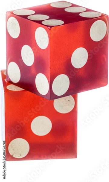 Fototapeta Red dices