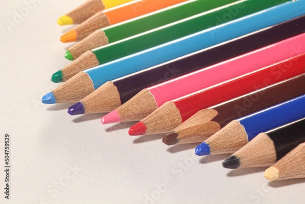 Obraz 並んだ色鉛筆