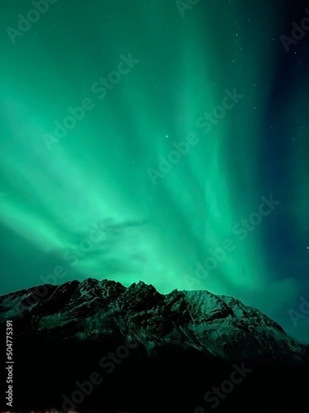 Obraz aurora over the sea