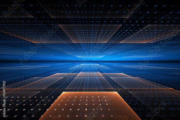 Fototapeta Abstract futuristic background