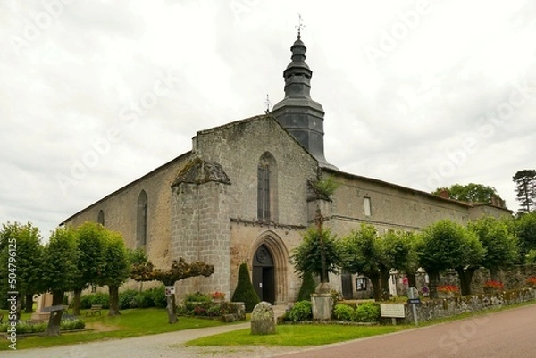 Fototapeta L’ancienne chapelle du couvent des Augustins à Mortemart