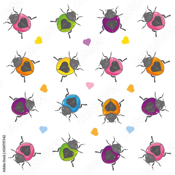 Obraz Colourful LoveBugs