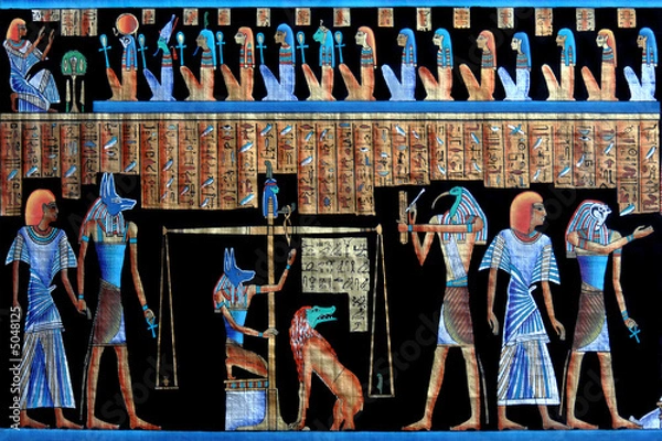 Obraz Ancient egyptian papyrus