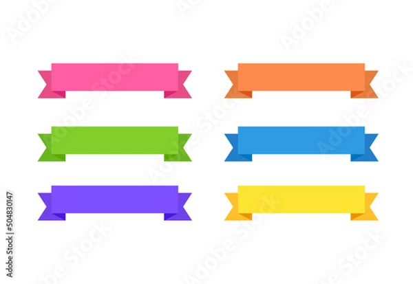 Obraz vector ribbon illustration