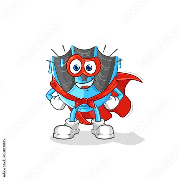 Obraz swimming fin heroes vector. cartoon character