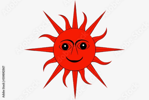 Fototapeta ビンテージ太陽