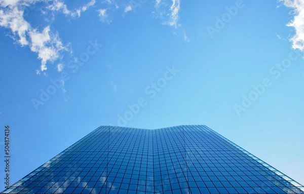 Obraz ビルに反射する青空