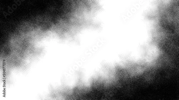 Obraz 漫画　素材　効果　モノクロ　グレースケール　煙　フレーム