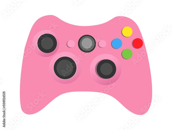 Obraz Console Video Game Joystick. Vector illustration