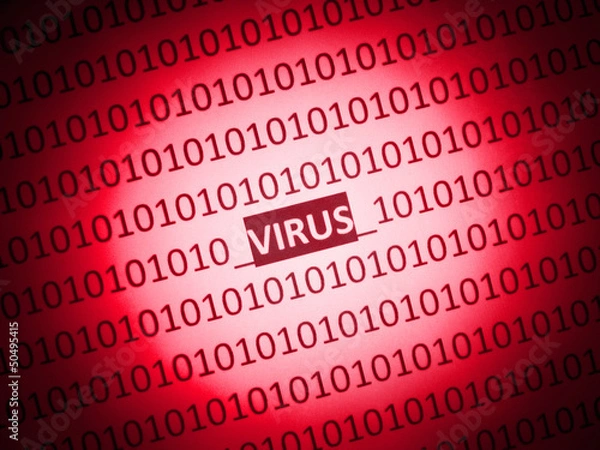 Fototapeta Computer-Virus...