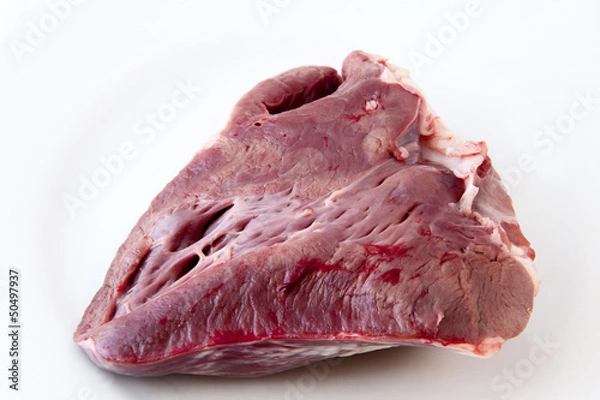 Obraz Raw beef  heart - meat