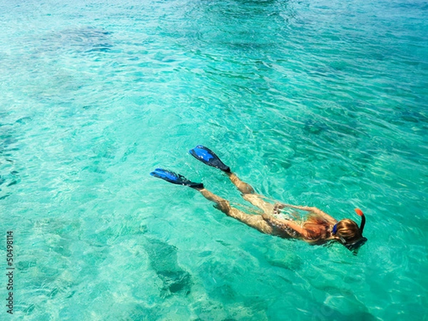 Obraz Snorkeler