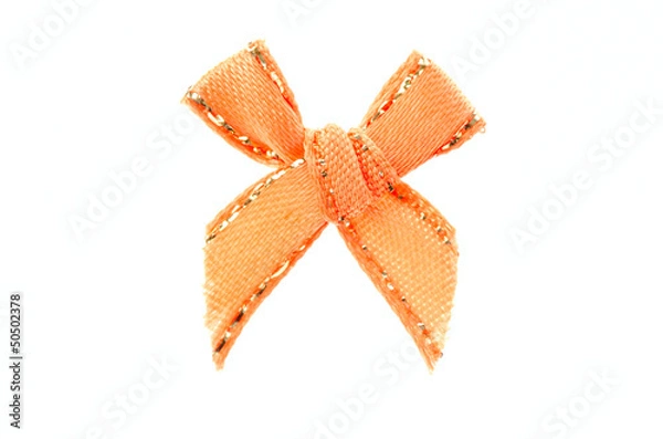 Obraz orange ribbon bow.
