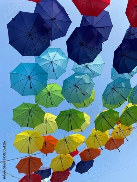 Obraz umbrellas on the beach