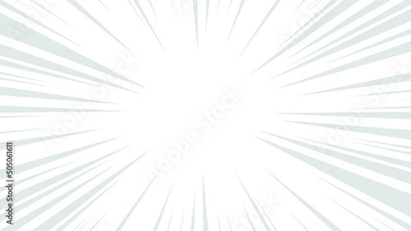 Obraz 灰色の集中線A