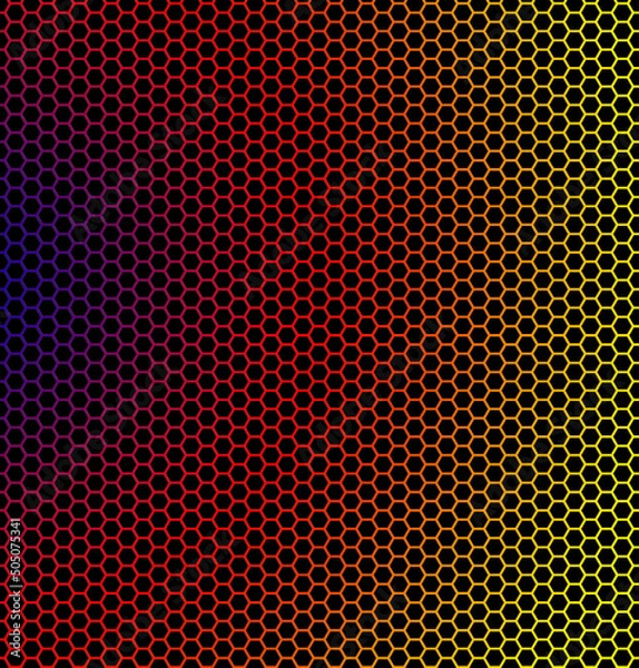 Fototapeta metal grid background