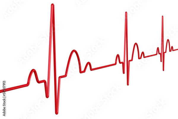 Fototapeta Электрокардиограмма