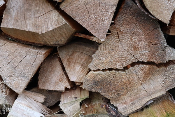 Obraz Holz Stapel Pile of wood