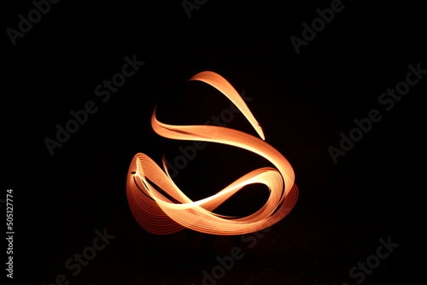 Fototapeta VISION lightpainting background stream of light