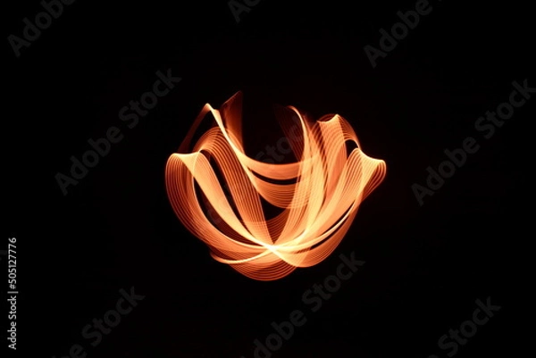Fototapeta VISION lightpainting background tulip of light