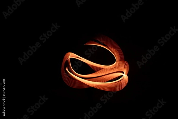 Fototapeta VISION lightpainting background stream of light