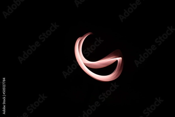Fototapeta VISION lightpainting background loop of light