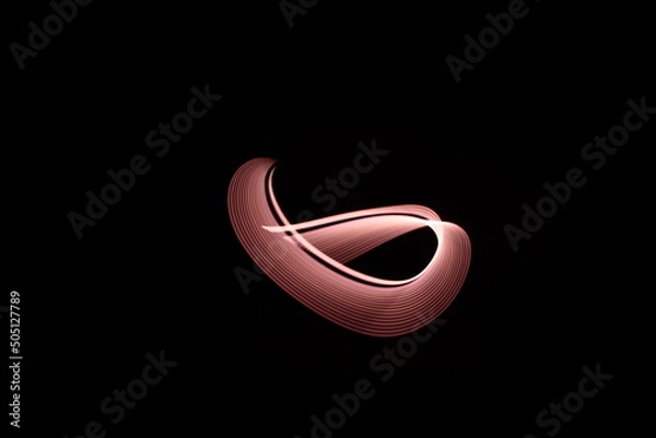Fototapeta VISION lightpainting background loop of light