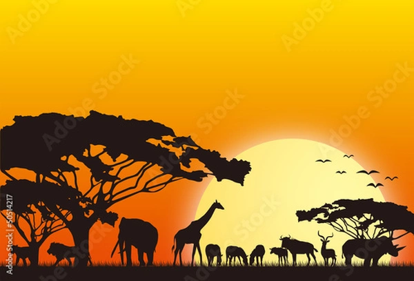 Fototapeta サバンナ