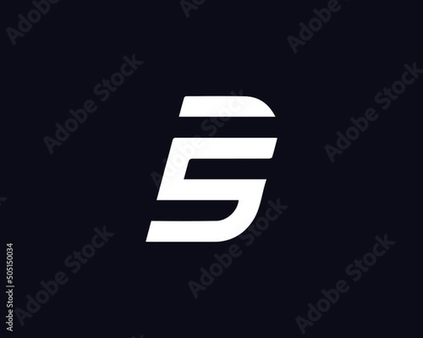 Obraz DS Logo Design , Initial Based DS Monogram
