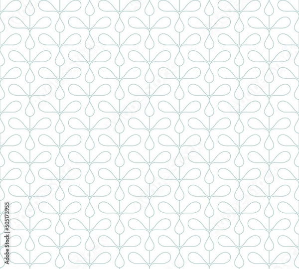 Fototapeta Seamless pattern with a simple geometric pattern. Fashionable Scandinavian pattern.