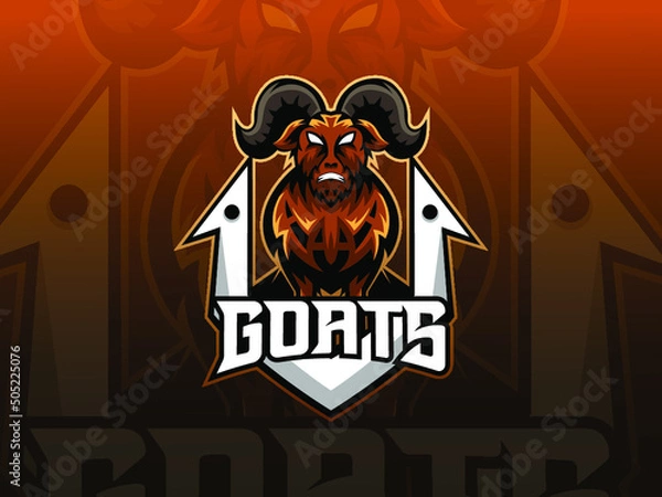 Fototapeta Modern and unique esport logo, perfect for your team or chaannel identity