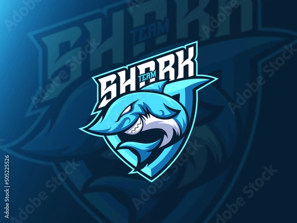 Fototapeta Modern and unique esport logo, perfect for your team or chaannel identity