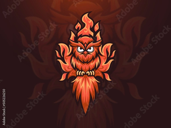 Fototapeta Modern and unique esport logo, perfect for your team or chaannel identity