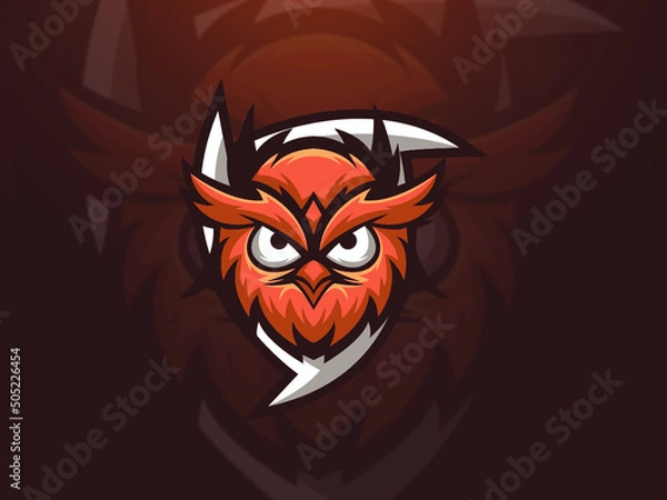 Fototapeta Modern and unique esport logo, perfect for your team or chaannel identity