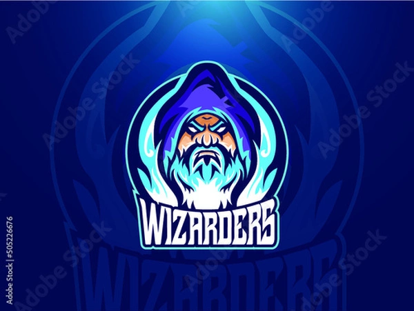 Fototapeta Modern and unique esport logo, perfect for your team or chaannel identity