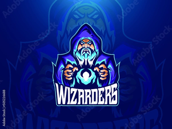 Fototapeta Modern and unique esport logo, perfect for your team or chaannel identity