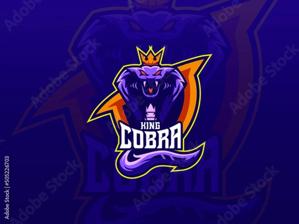 Fototapeta Modern and unique esport logo, perfect for your team or chaannel identity