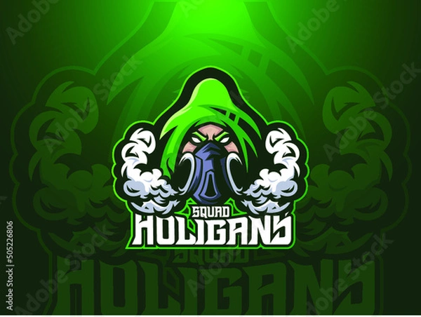 Fototapeta Modern and unique esport logo, perfect for your team or chaannel identity