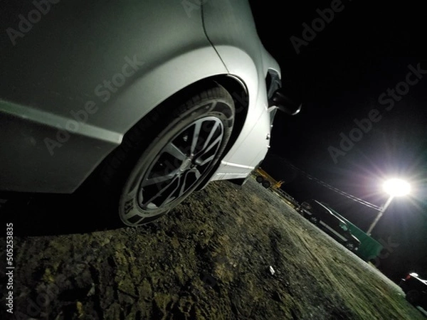 Obraz car on the road