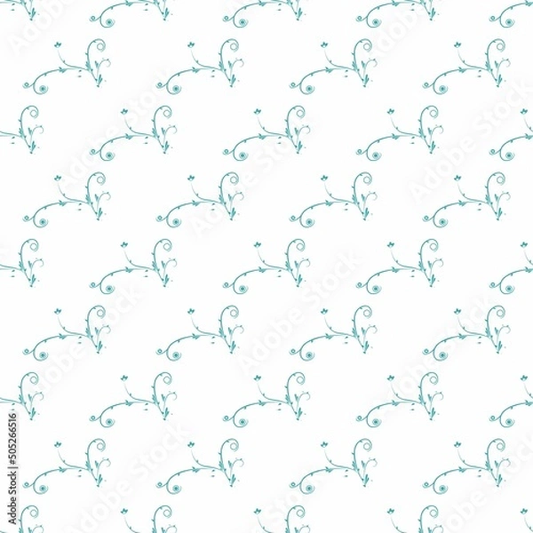 Fototapeta Colorful ceramic pattern seamless , cute background design style