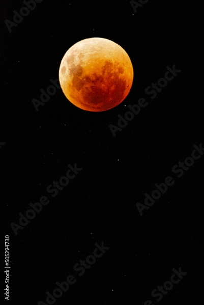 Obraz blood moon eclipse