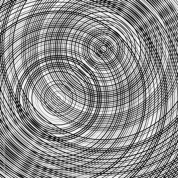 Obraz Crisscrossed circles