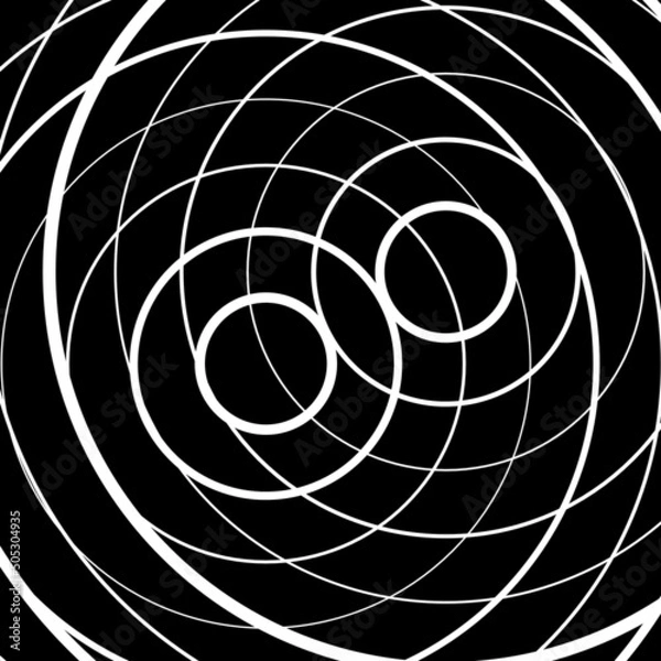 Obraz Crisscrossed circles