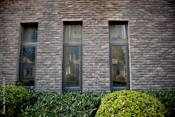 Obraz old wall with window