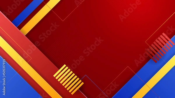 Obraz Abstract red orange background