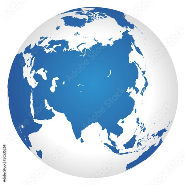 Fototapeta Globus Asien