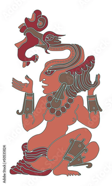 Obraz kobieta - bogini wód