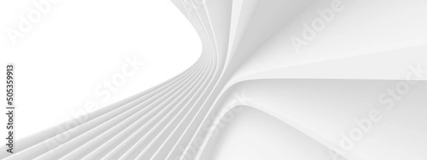 Obraz Abstract Interior Background. Digital Corporate Construction