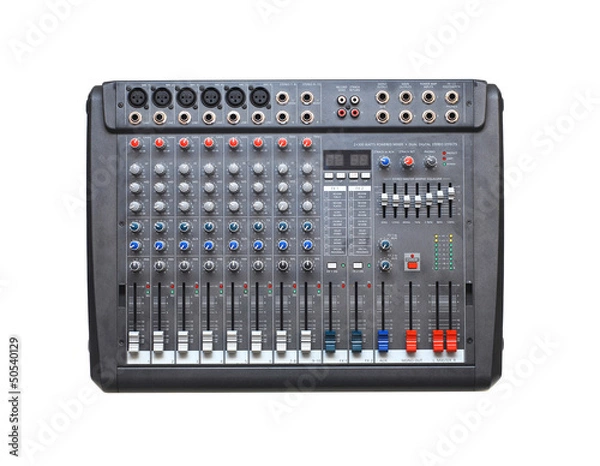 Fototapeta audio mixer