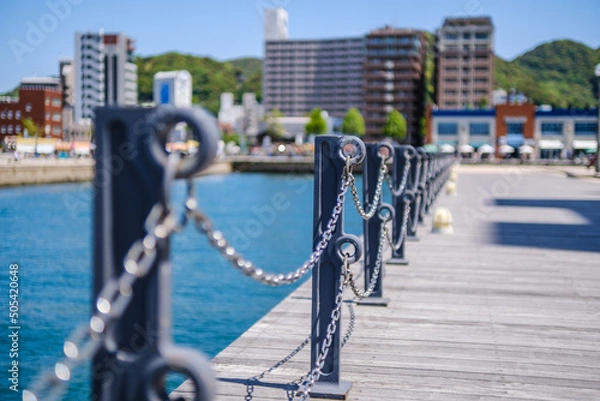 Obraz 門司港レトロ地区港の風景